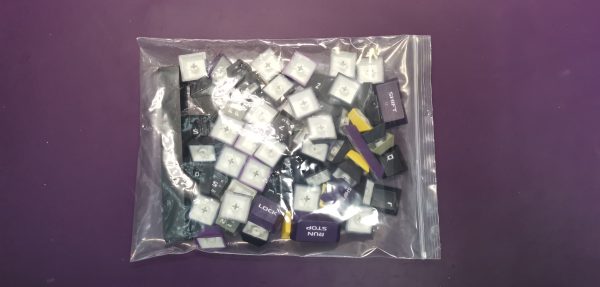 F256K/F256K2 Purple Keycaps Upgrade Kit